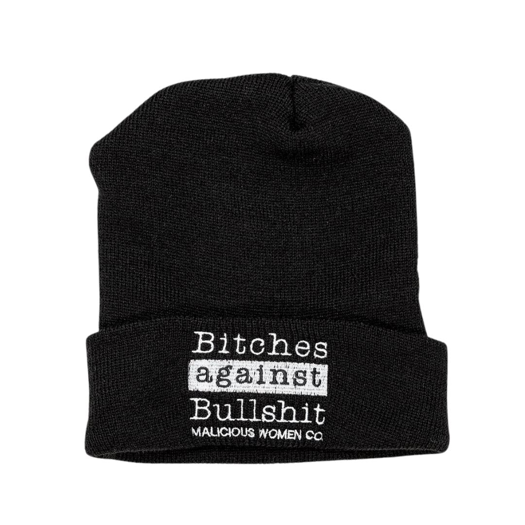 Malicious Women Co Bitches Against Bullshit Beanie - Malicious Women Co. - Apparel